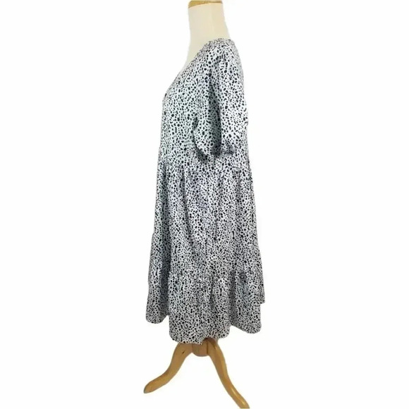 {SHEIN} Speckled Print Pull-on Dress - Picture 3 of 9